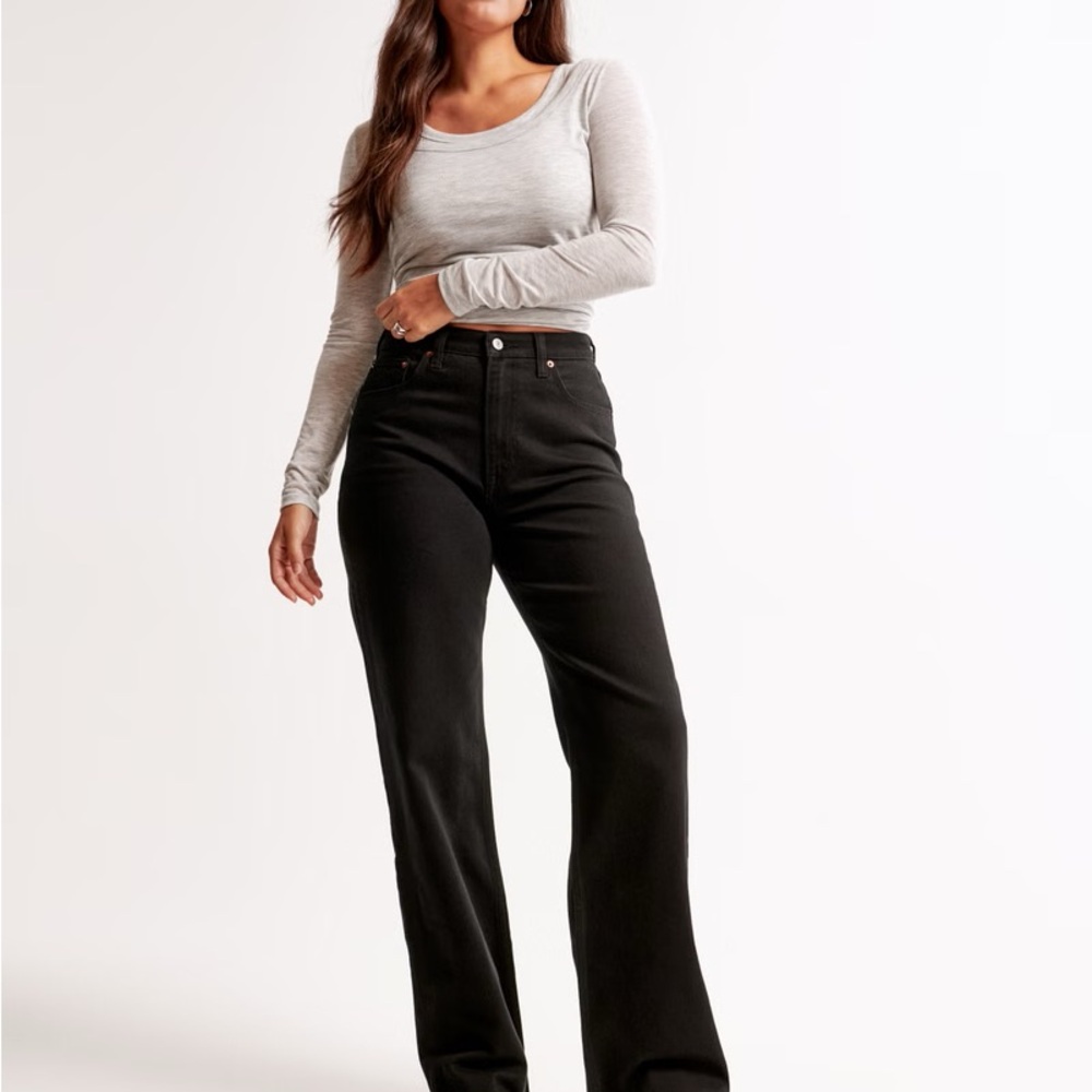 Abercrombie Curve Love High Rise 90s Relaxed Jean